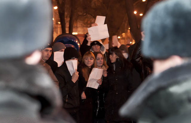 Акция "Бунт молодежи" на площади Советов //Фото: Виктор Батькович, vbatkovich